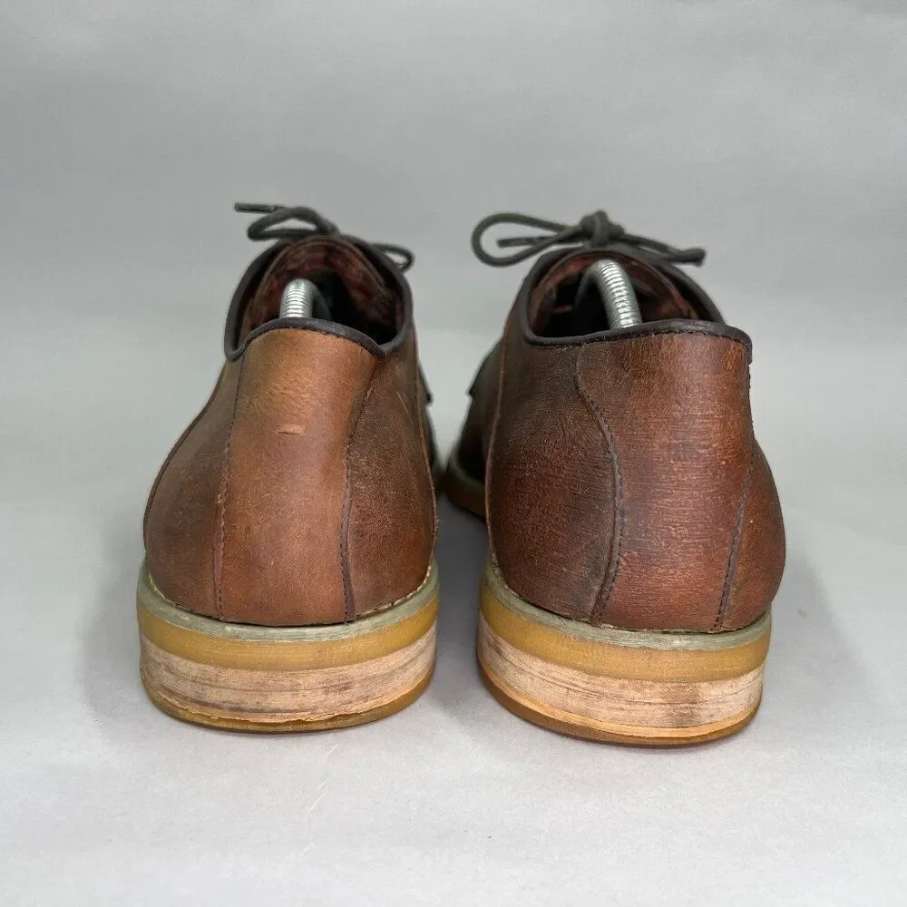 Bed Stu Men's Size 11‎ Luz Rustic Brown Leather Oxfords